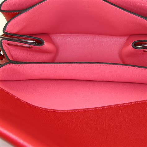 sac opli hermes|Opli leather handbag Hermès Red in Leather .